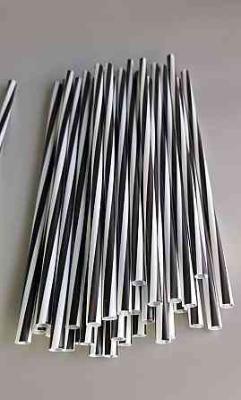 Трубочки широкі для напоїв d8 25см Гвинтові зебра (500 шт) Харків