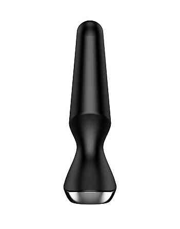 Анальна смарт-вібропробка Satisfyer Plug-ilicious 2 Black Sex Aura Київ