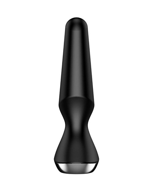 Анальна смарт-вібропробка Satisfyer Plug-ilicious 2 Black Sex Aura Київ - фото 4