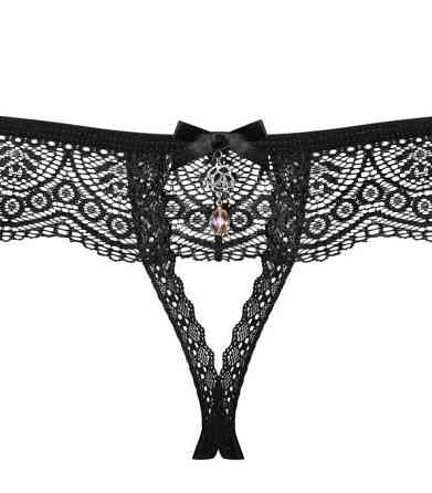 Жіночі трусики з відкритим доступом Obsessive 864 thc 1 L-XL nero Славута