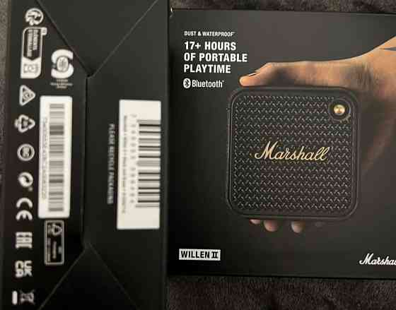 Колонка Marshall Willen II Black and Brass. Харьков