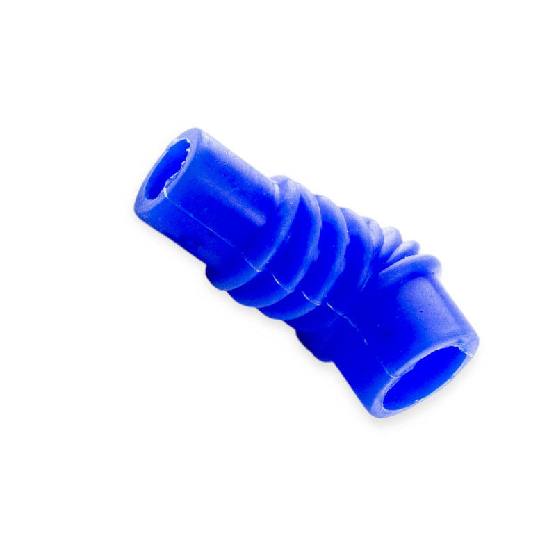 Патрубок (406) гофра силікон (РХХ) нижній сапуна Мукачево - фото 1