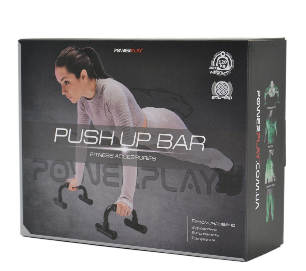 Упори для віджимань PowerPlay 4316 Push Up Bars пластикові (Скошені) Каменское - изображение 10