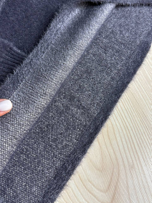 Светр жіночий Fancy Matinee 5977 ангора базовий, графіт, one size Київ - фото 15