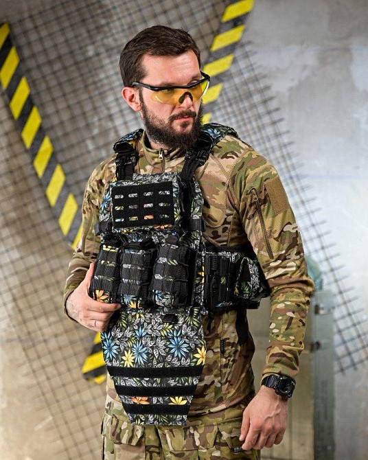 Плитоноска 4 быстрых сброса с напашником NETFLIX VTM   ПП4638 Одесса - изображение 2