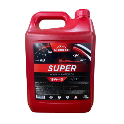 Моторна олива NORVEGO SUPER 15W40 4л Вінниця - фото 1