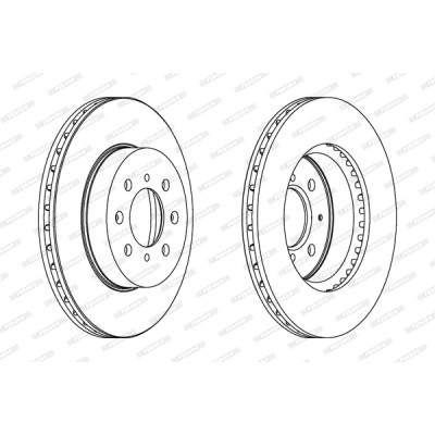 Гальмівний диск FERODO DDF492 Вінниця - фото 1