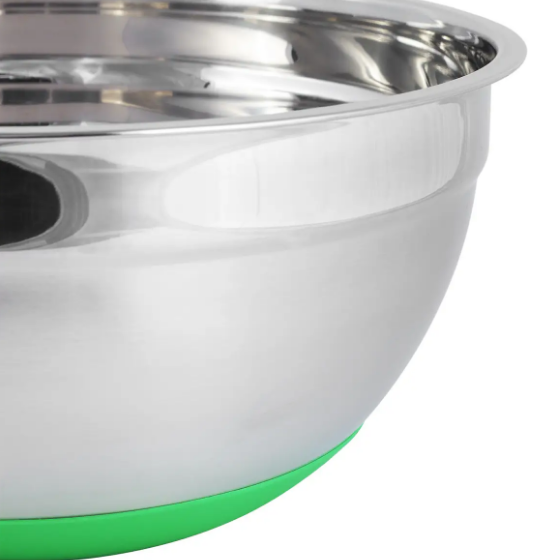 Миска d28*13cм нержавіюча сталь з антиковзаючим дном 4351 KAMILLE Житомир