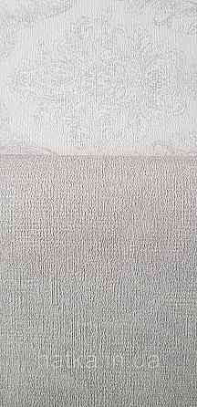 Шпалери вінілові на флізеліні Rasch Golden Hour метрові однотонні структурні під тканину мішковини сірі Київ