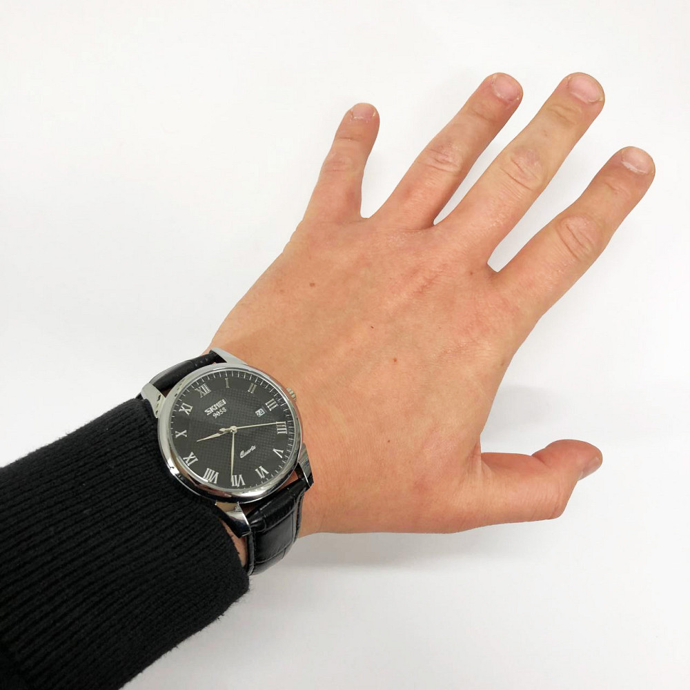 Брендовые оригинальные наручные часы наручные часы SKMEI 9058LSIBKBK Эксклюзивные мужские ZR-19 Львов - изображение 5