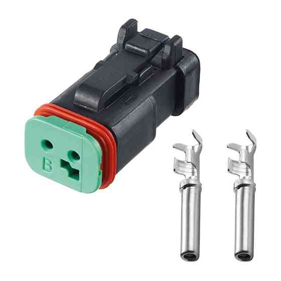 Роз'єм конектор 2-кон., Грузовая Спецтехника, Аналог 40395, DT06-2S-E004, DT06-2S-EP06, CAT, JCB, MAN Київ