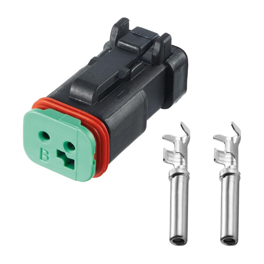 Роз'єм конектор 2-кон., Грузовая Спецтехника, Аналог 40395, DT06-2S-E004, DT06-2S-EP06, CAT, JCB, MAN Київ - фото 1