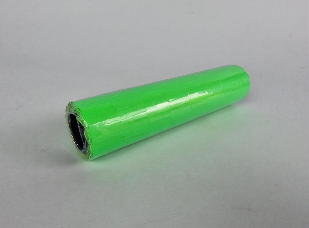 Цінник паперовий маленький зелений (12х22 мм) 5 м (а8) (8 шт.) Харків - фото 2