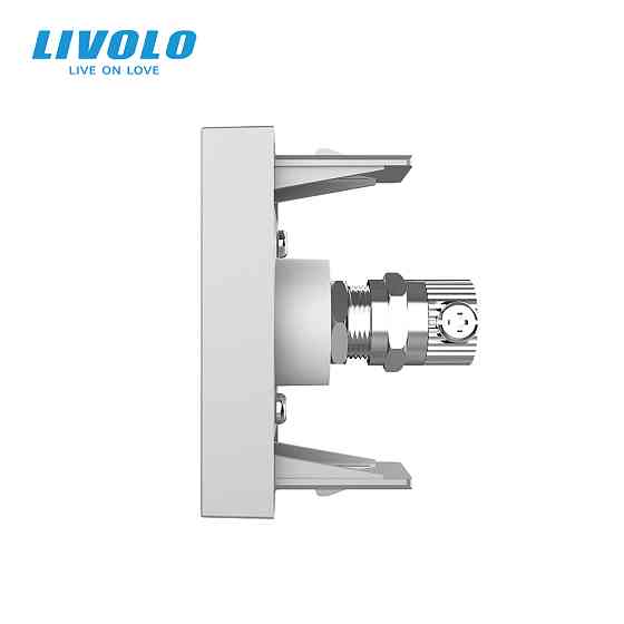 LIVOLO Телевізійна розетка LIVOLO, сіра, модуль 0.5 поста, TV гніздо для антени / ресивера (VL- Коломия