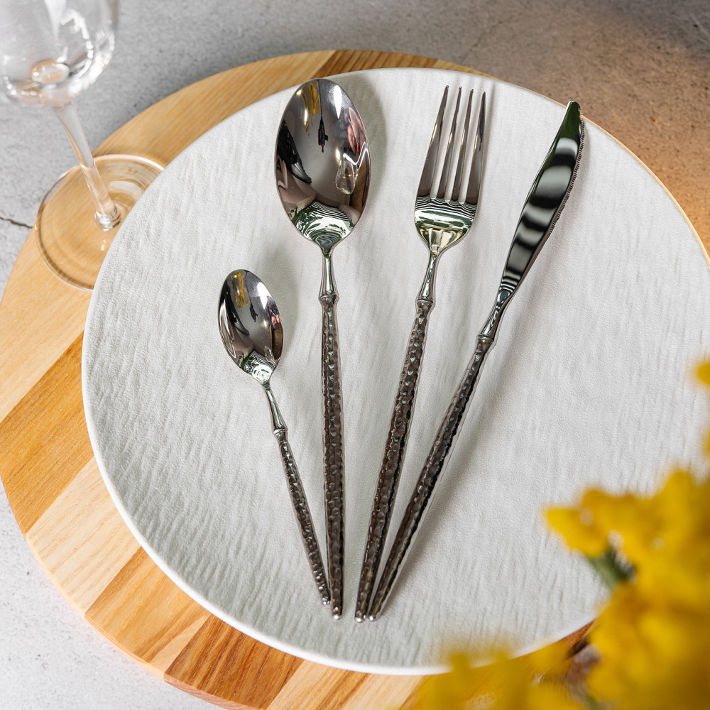 Золотой набор столовых приборов на 6 персон, 24 предмета Киев - изображение 4