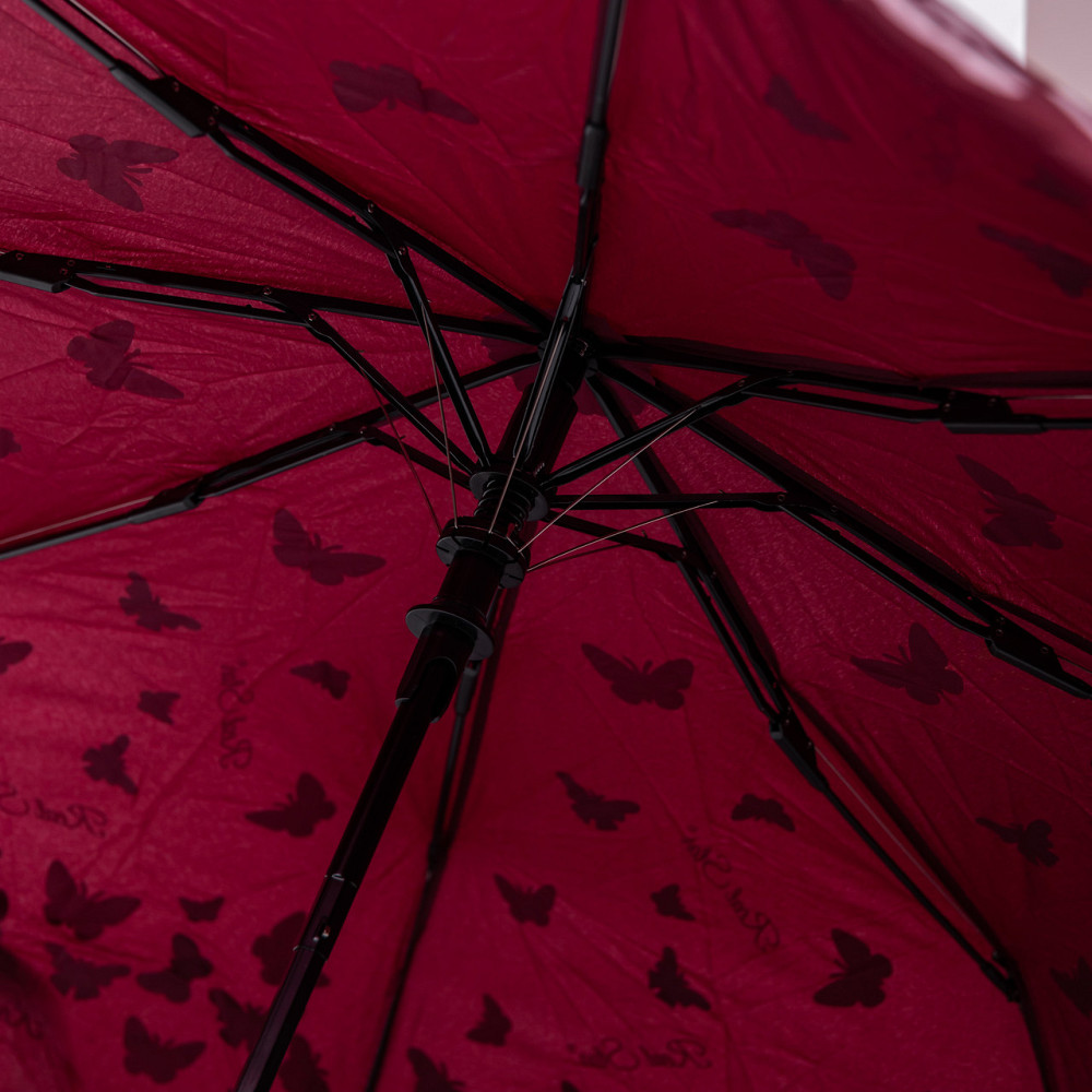Полуавтоматический зонт с принтом, красный, 97 см Киев - изображение 4