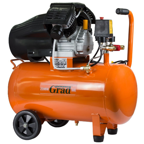 Компресор V 2,2кВт 386л/хв 8 бар 50л 2 крана Grad Житомир - изображение 8