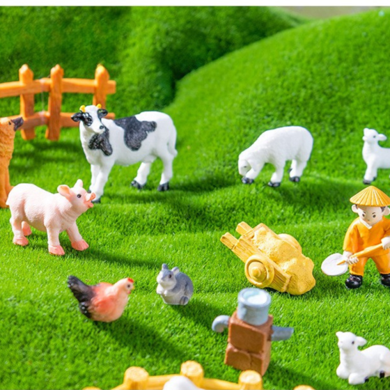 Набір фігурок «Міні-ферма» для мікроландшафту та флораріуму Одеса