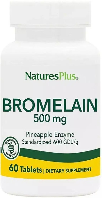 Бромелайн Nature's Plus  Bromelain 500 мг 60 таб Київ - фото 1