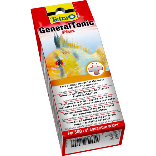Средство Tetra Medica General Tonic Plus для рыб лекарственное от бактериальных и паразитарных заболеваний 20 мл на 500 л Киев - изображение 2