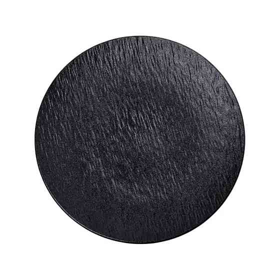 Тарілка сервірувальна порцелянова 25 см чорна HP-7-727 Коломия