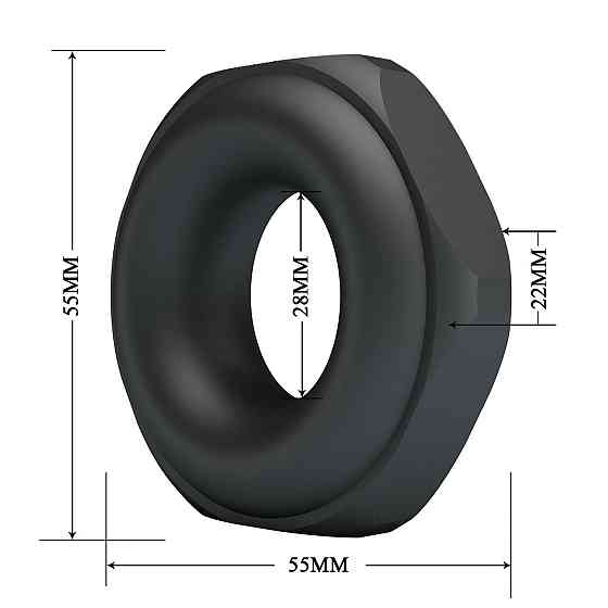 Эрекционное кольцо Crazy Bull №14 - Jarvius super soft silicone, BI-210358 Sex Aura Киев