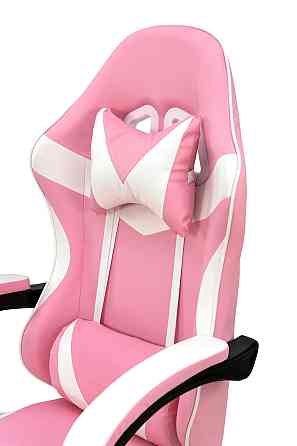 Крісло геймерське Слім, рожевий/білий Київ