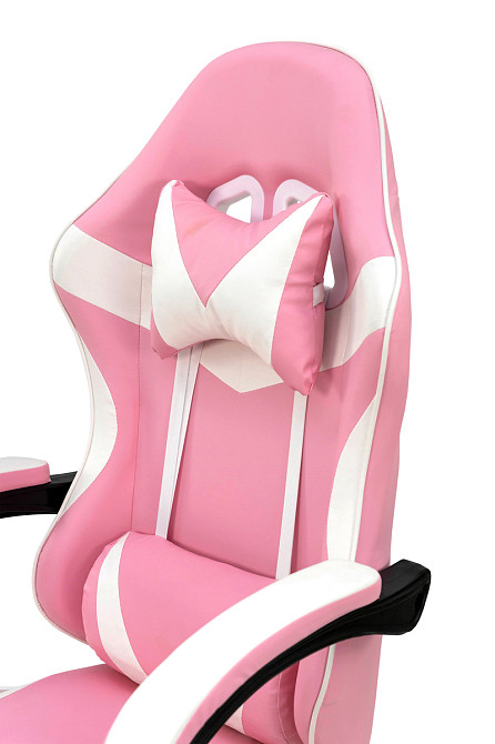 Крісло геймерське Слім, рожевий/білий Київ - фото 2