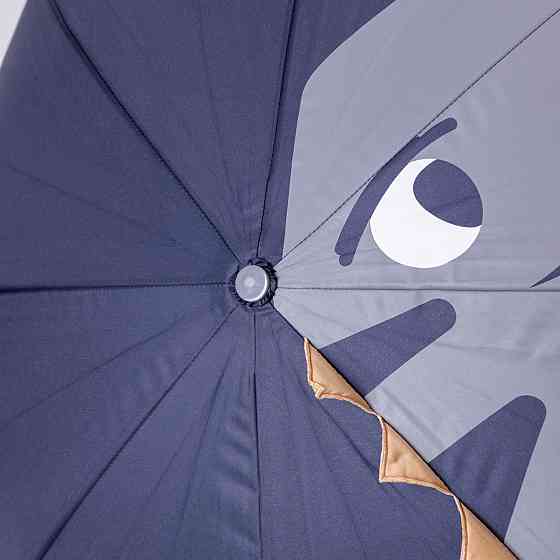 Дитячий зонт-трость синій, механічний, 89 см Київ