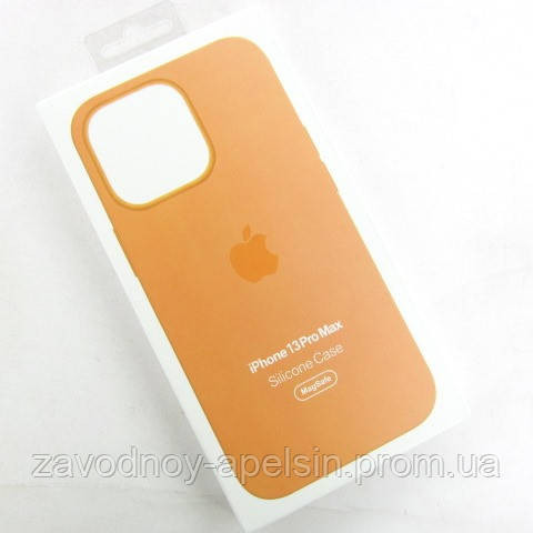 IPhone 13 Pro Max Чохол MagSafe Silicone Case (Marigold) Одеса - фото 5