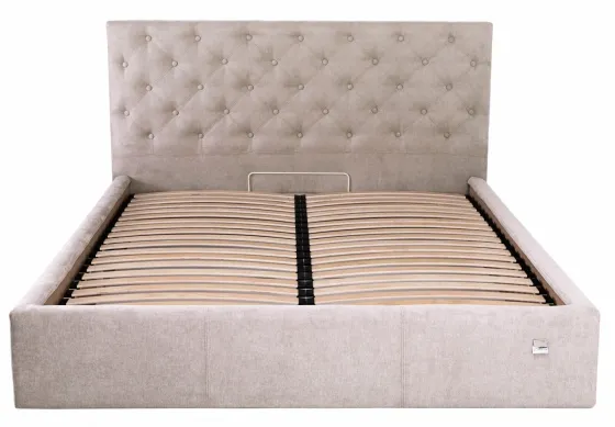 Кровать Двуспальная Coventry Comfort 180 х 200 см Мисти Mocco С подъемным механизмом и нишей для белья Мокко Киев