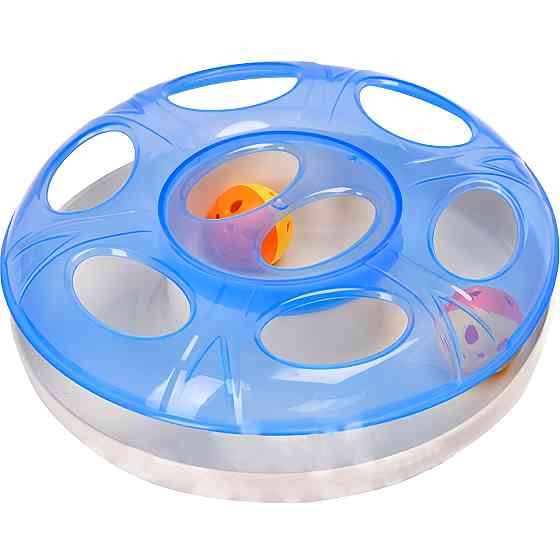 Іграшка для котів Ufo з двома м’ячиками, розмір 25 x 8 см Вінниця