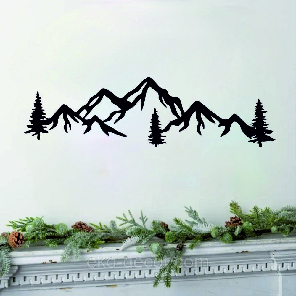 Декоративне настінне Панно «Гори», Декор на стіну Київ - фото 2