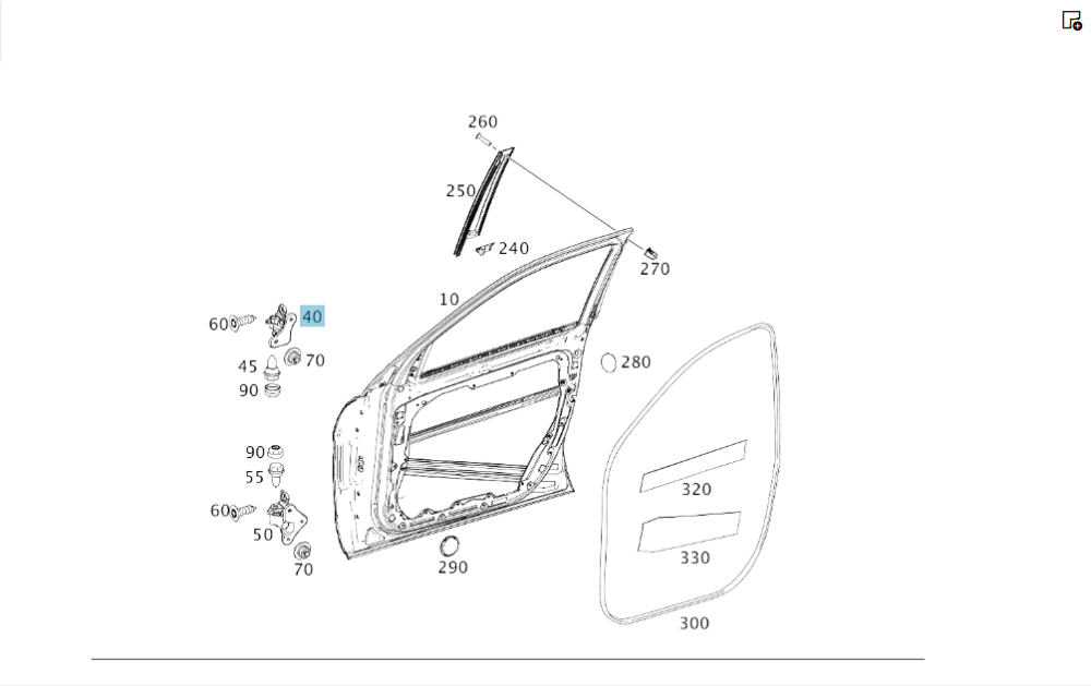 Mercedes-Benz  A2927200237 Петля дверей зверху праворуч GLE Coupe C292 Одеса - фото 2