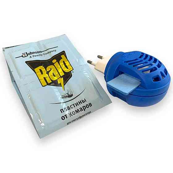 Пластина Raid від комарів (тривала дія до 8 годин,) 10 шт/уп Харків