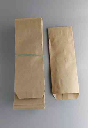 Бумажные пакеты саше  8 см*23см коричневый (100 шт) Харьков