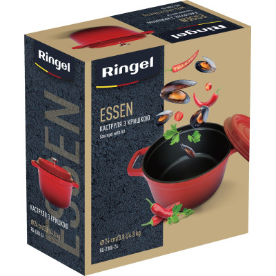 Каструля Ringel Essen 2.9 л (RG-2300-22) Вінниця - фото 4