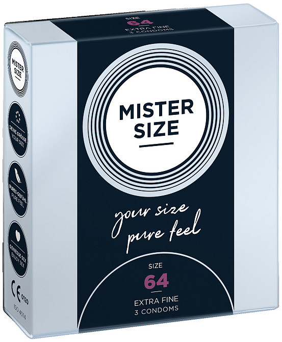 Презервативы Mister Size 64 mm (3шт) Sex Aura Киев - изображение 3