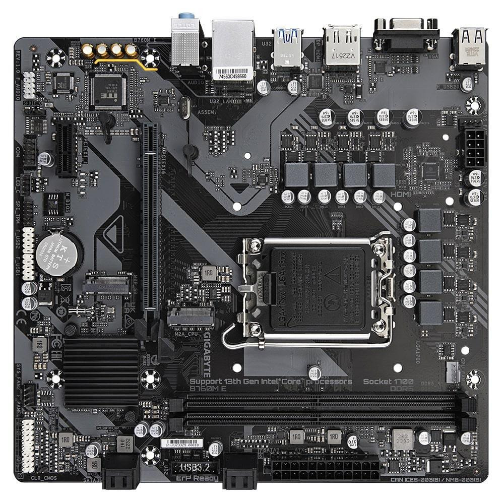 Материнська плата Gigabyte B760M E Socket 1700 microATX Харків - фото 4