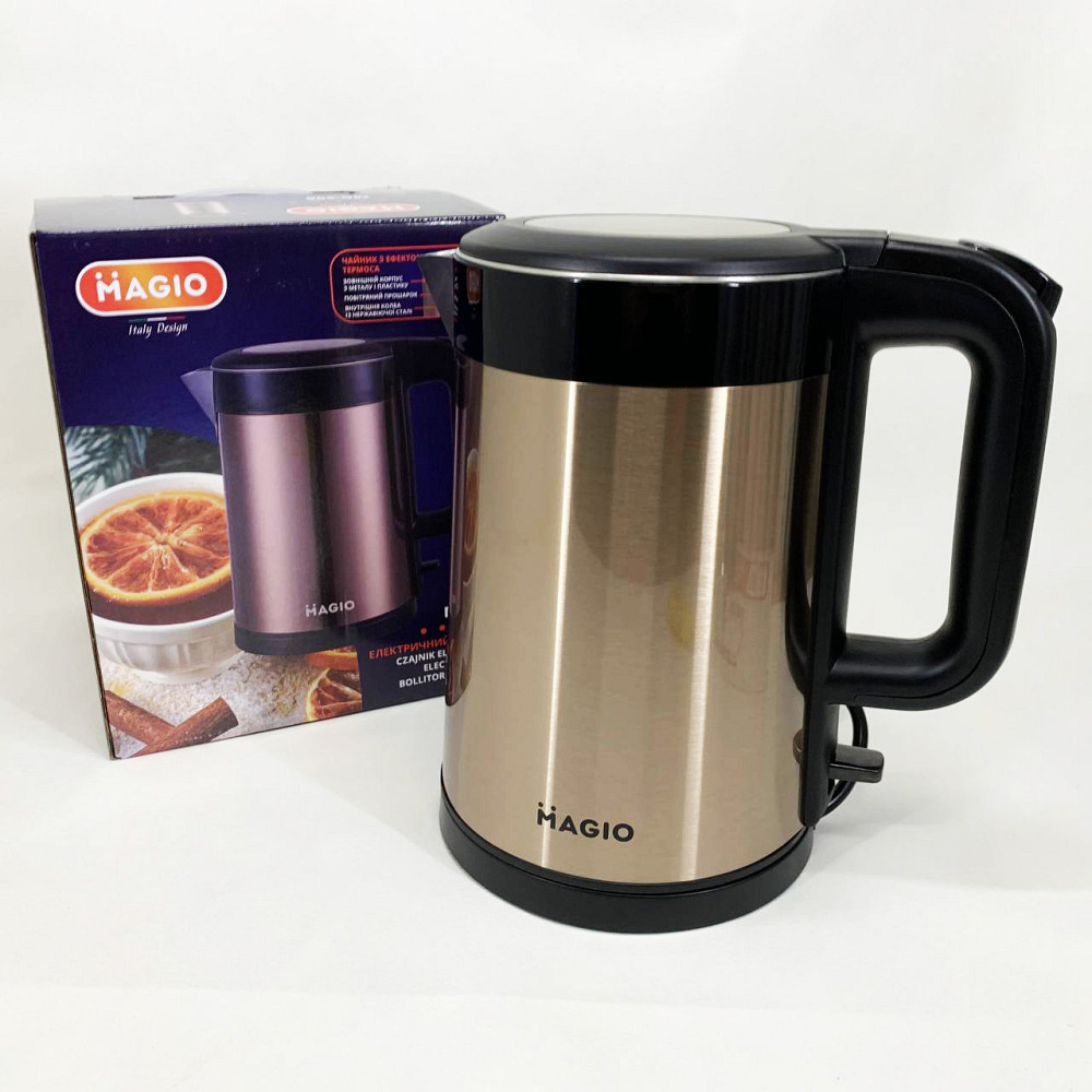 Электрический чайник с современным внешним видом, Электрический чайник-термос с индикатором включения EI-32 Львов - изображение 2