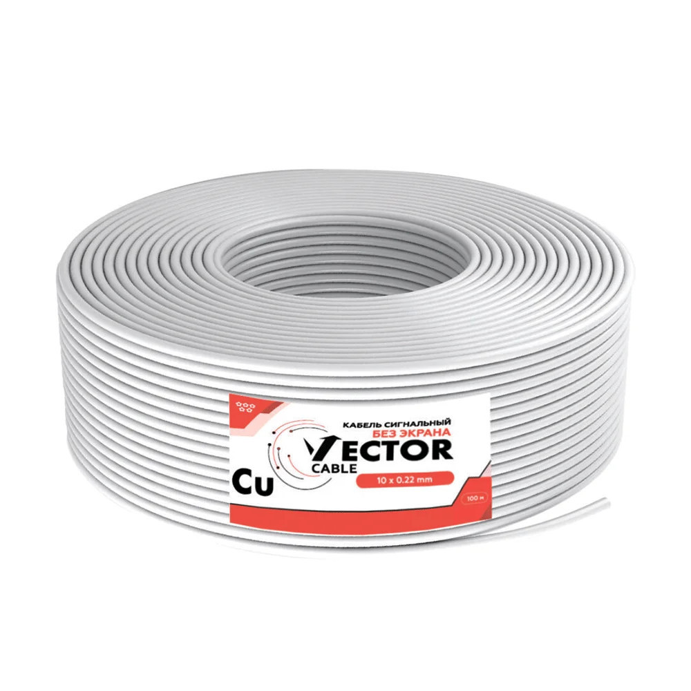 Кабель сигнальний Vector 10х0.22 Cu 100m (35-00003) Київ - фото 2