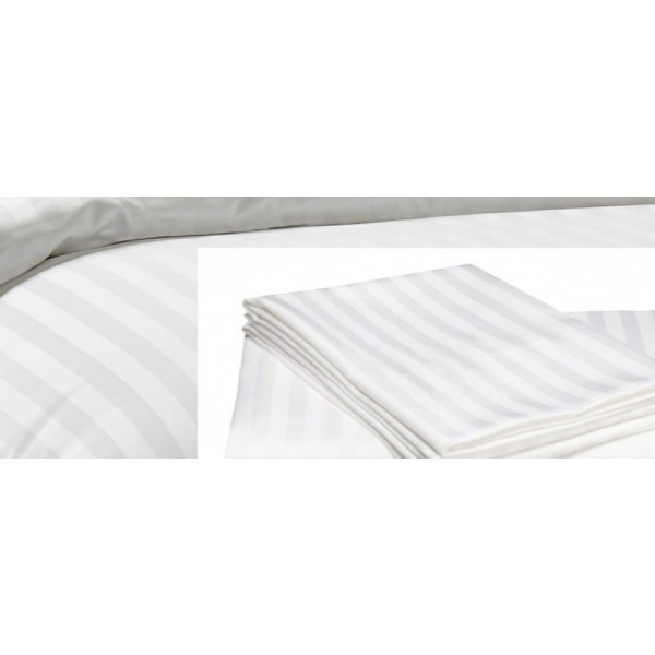 Комплект постельного белья сатин страйп Полуторный, Размер наволочки 70*70 Киев - изображение 5