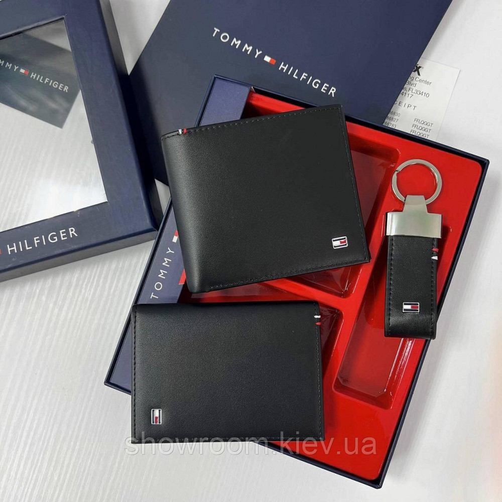Чоловічий подарунковий набір портмоне та картхолдер TH (3310) Київ - фото 1