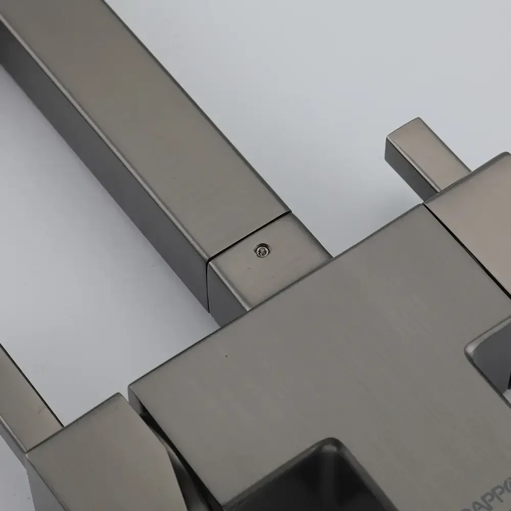 Змішувач для кухні з підключенням до фільтру GAPPO G4395-59 з гнучким виливом, графіт Київ - фото 7