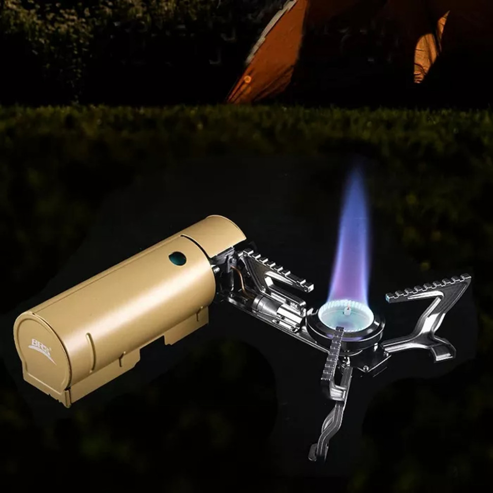 Набор газовая горелка BRS-99 + газовый баллон Quest 220г цанговый бутановый Винница - изображение 9