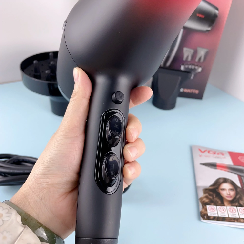 Фен для волос VGR V-462 Золотистый Винница - изображение 5