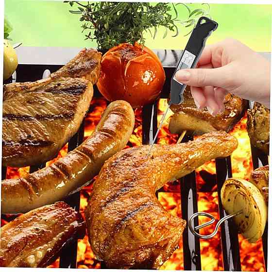 Електронний кухонний термометр з щупом 1.4″ ЖК -50~300°C точний харчовий градусник зонд ZD-D009 Київ