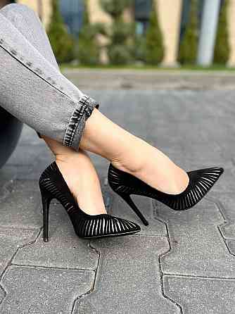 Seastar Туфлі жіночі SEASTAR LE016P чорні (весна-осінь, еко-замша) (1922) 39 Коломия