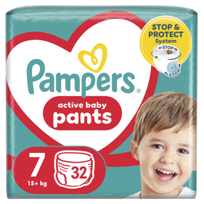 Подгузники Pampers Pants Размер 7 (17+ кг) 32 шт (8006540374559) Винница - изображение 1