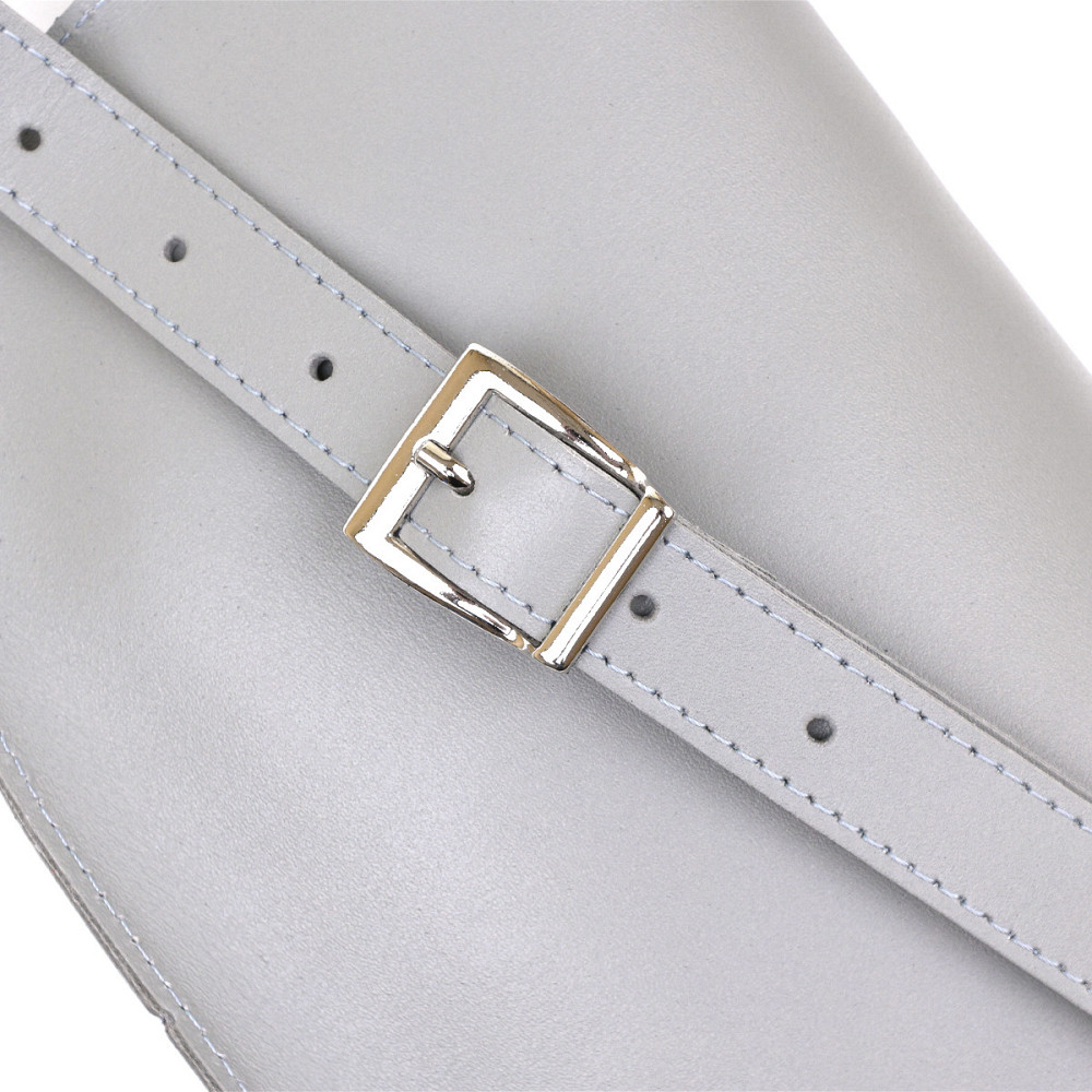 Женская бананка из натуральной кожи Серый (SHVIGEL) Киев - изображение 1